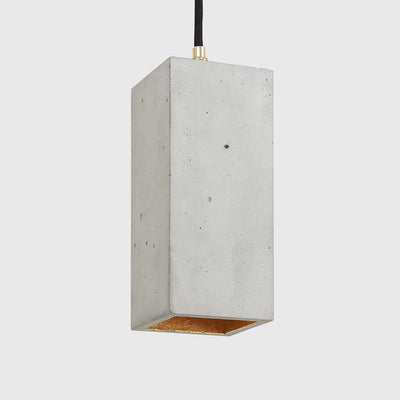 Concrete drop pendant