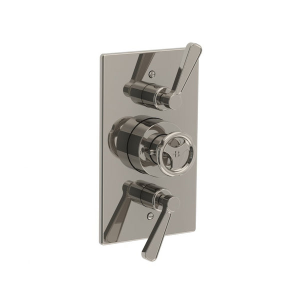 Outlet Lefroy Brooks Ten Ten Concealed Dual Control Thermostatic Valve TT8736NK  - Silver Nickel