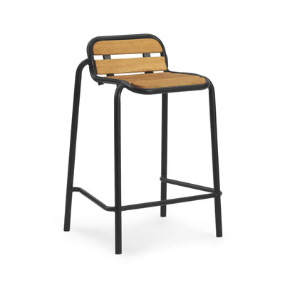 Normann Copenhagen Vig Wooden Garden Barstool