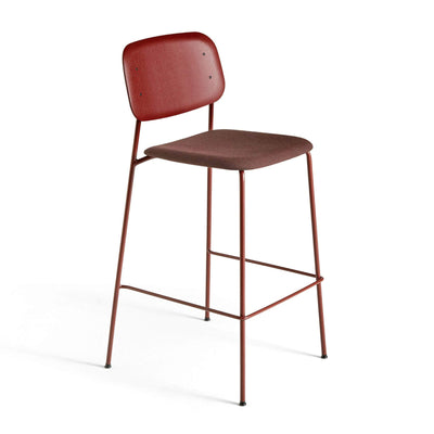 HAY Soft Edge 90 Fall Red Bar Stool