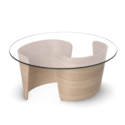 Sibast No7 Lounge 90cm Glass Top Table - Spring Campaign