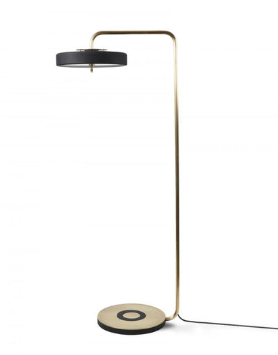 Outlet Revolve floor light - Brass & matte black