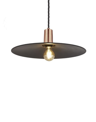 Industville Vintage Sleek Edison Pendant Light Flat