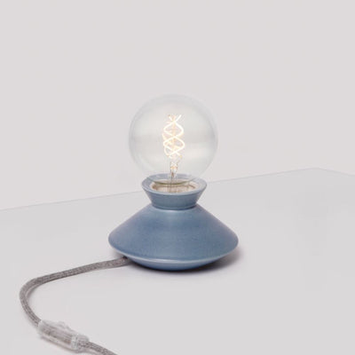 Foggy ceramic table lamp