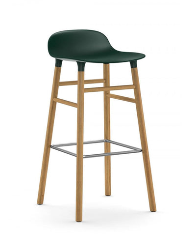 Normann Copenhagen Form Barstool - Wooden Legs