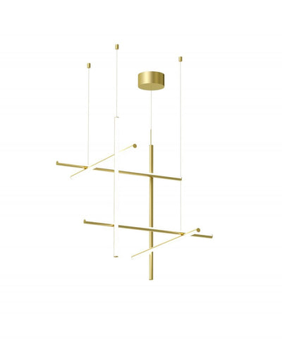 Ex-Display Flos Coordinates Suspension Pendant Light S3 - Brass **STORE COLLECTION ONLY**