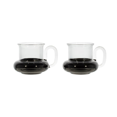 Tom Dixon Bump Tea Cups, Set of 2 - Black