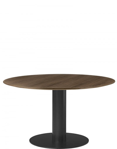 GUBI 2.0 Dining Table - Round - Black Base - 130