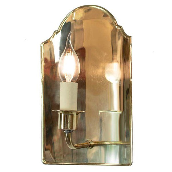 Outlet Limehouse Vestry Wall Light - Lacquered Polished Brass