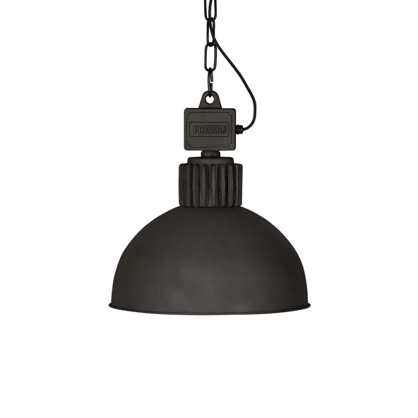 Outlet Tay pendant - Matt black & white interior