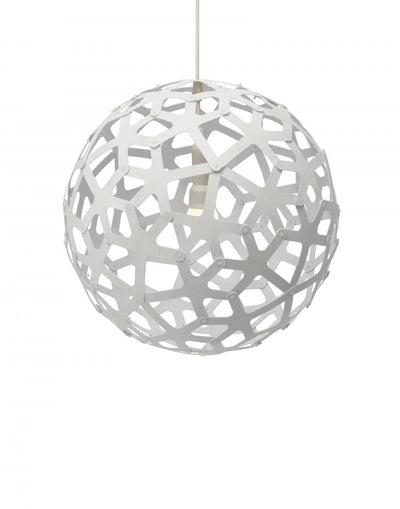 David Trubridge Coral pendant light - Full colour