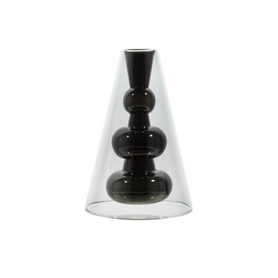 Tom Dixon Bump Cone Vase - Black