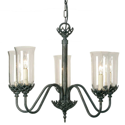 Limehouse Gothic Chandelier with Storm Shade