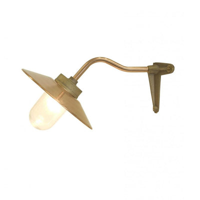 Canted exterior wall light