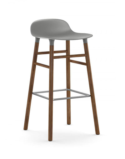 Normann Copenhagen Form Barstool - Wooden Legs