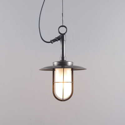 Ship's well glass pendant light