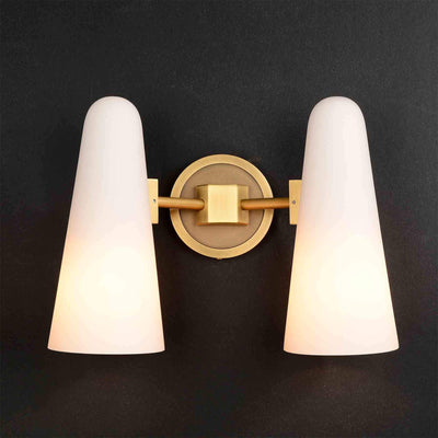 Jimmy Raiden Bianco Double Sconce Wall Light