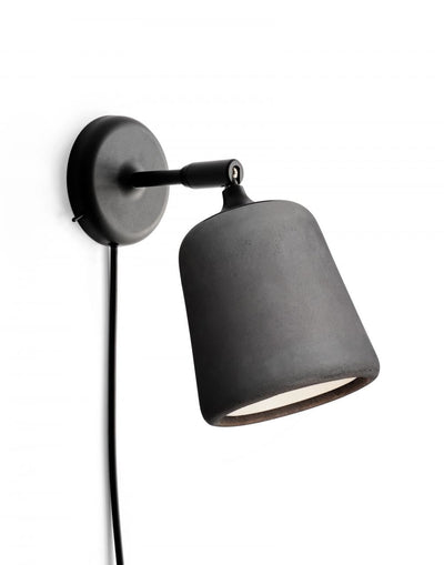 Material wall lamp