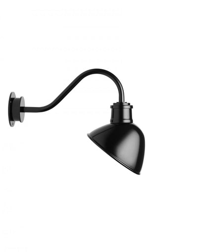 Ex-Display Globe Wall Light - Outdoor or Indoor - Short - Black