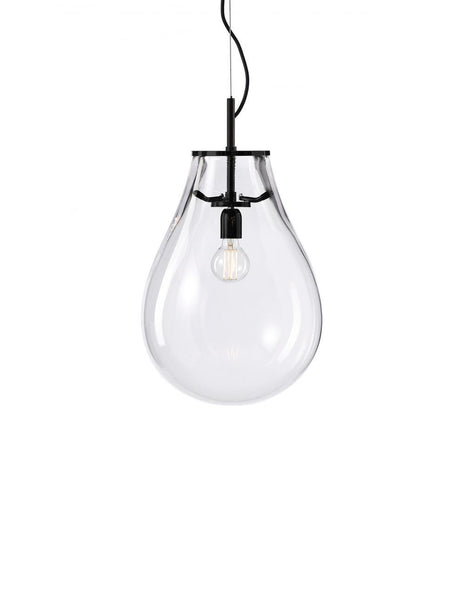 Outlet Tim pendant - Small, Black fittings