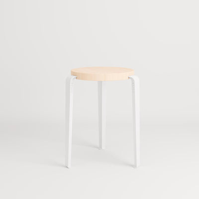 TIPTOE LOU Stool - Wooden Seat