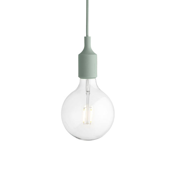 Outlet E27 pendant lamp - LED - Light green, Spare LED bulb