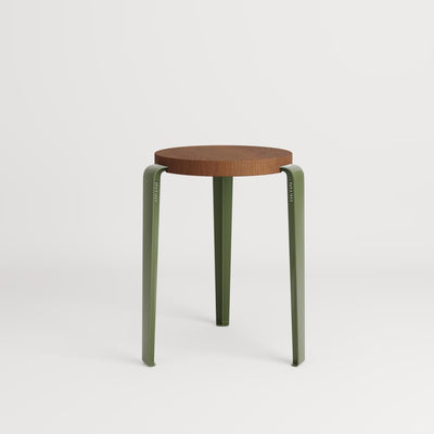 TIPTOE LOU Stool - Wooden Seat