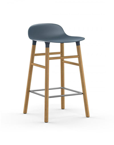 Normann Copenhagen Form Barstool - Wooden Legs