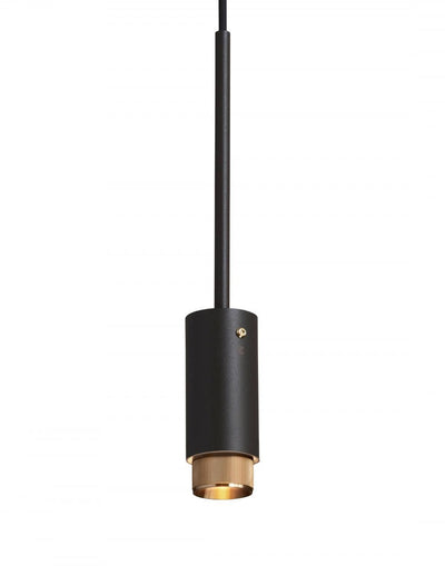 Outlet Exhaust pendant - Graphite, Brass