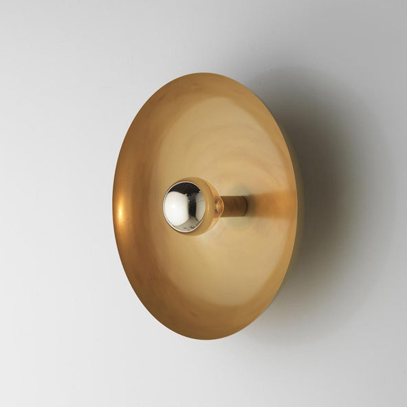 Ex Display Aromas Cropi Wall Light - Aged Gold, Small