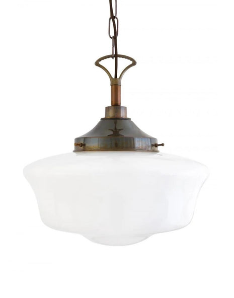 Schoolhouse bathroom pendant