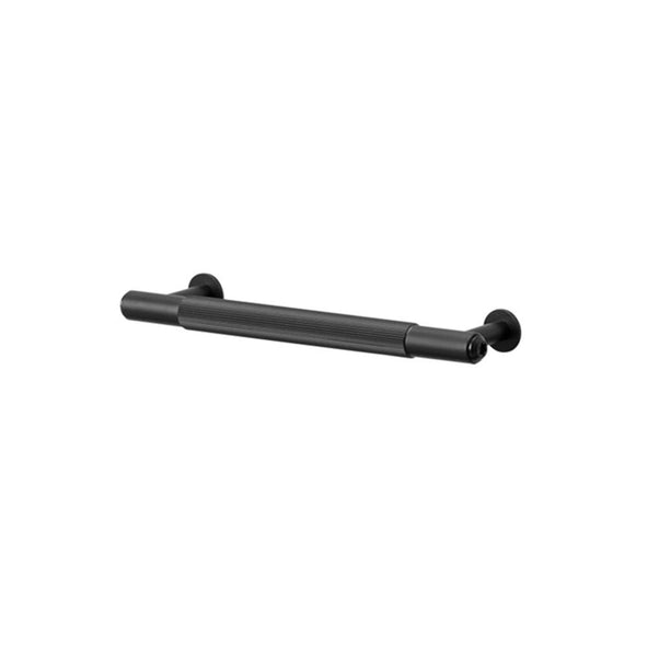 Outlet Pull bar - small - linear pattern - Black