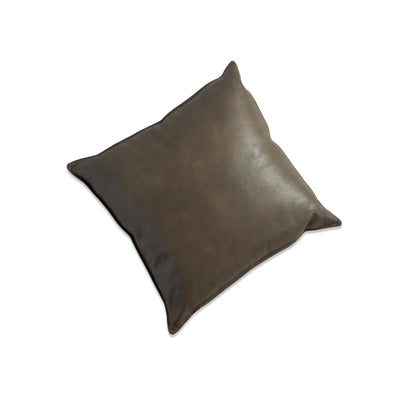 Vasa Pillow - Sadie olive leather front