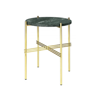 GUBI TS Side Table - Brass Base