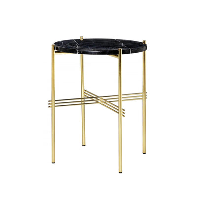 GUBI TS Side Table - Brass Base