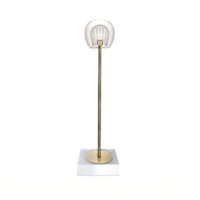 Marc Wood Pleated Crystal Floor Lamp