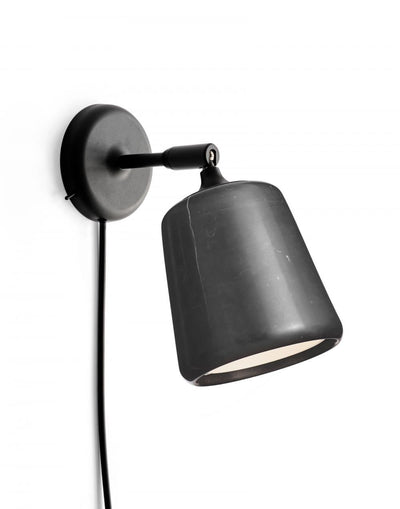 Material wall lamp