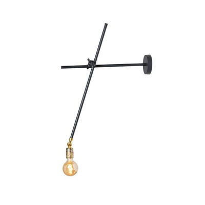 Outlet Watt & Veke Osaka Black Wall lamp with Brass Shade