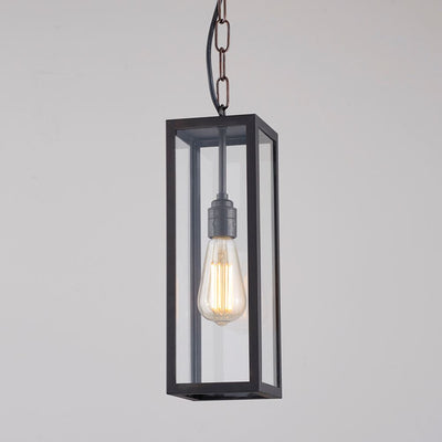 Narrow box pendant light