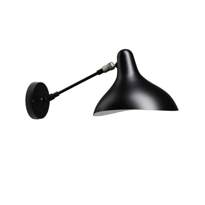 Ex Display Mantis BS5 wall light - Black satin, Standard - with switch