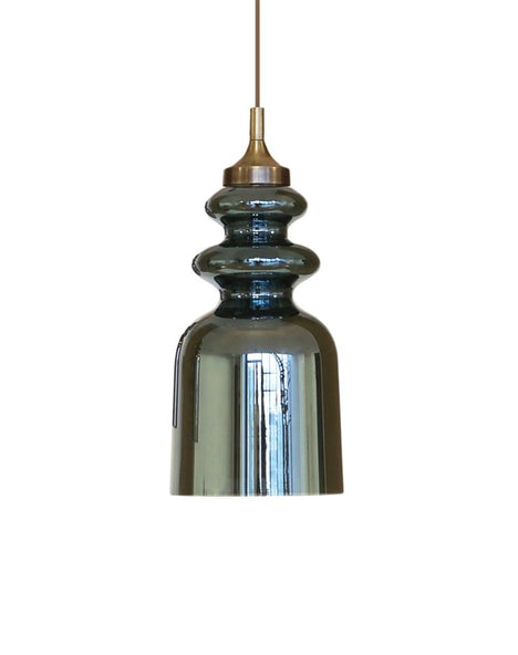 Outlet Contardi Messalina Pendant Light - Petrol Blue