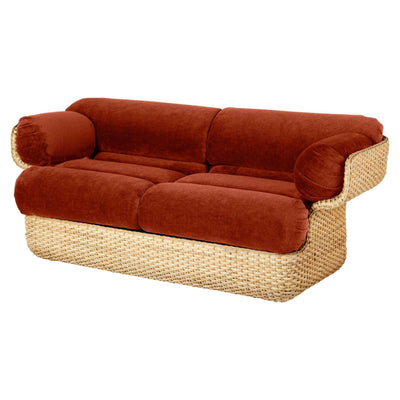 GUBI Basket 2 Seat Sofa - Upholstered