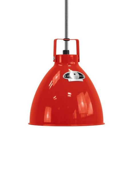 Outlet Small Jielde Augustin pendant - Red, Gloss, Silver