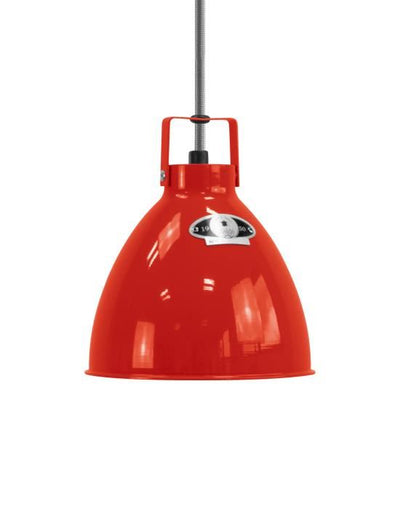 Outlet Small Jielde Augustin pendant - Red, Gloss, Silver