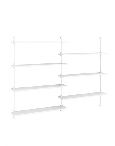 MOEBE Wall shelving set double