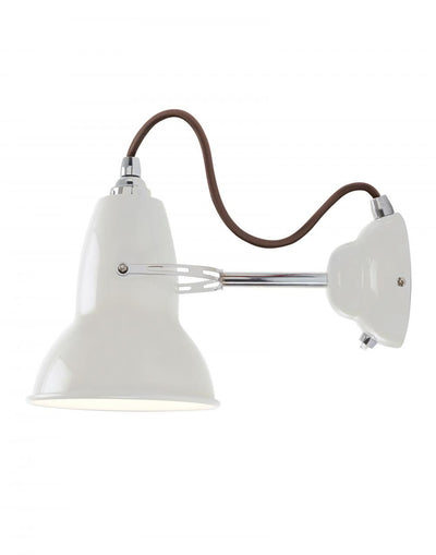 B-Stock Pair of Anglepoise Original 1227 Short Wall Light in Linen White