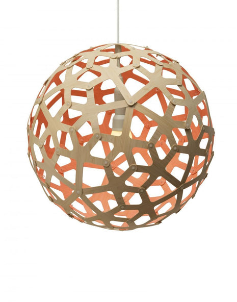 Outlet Coral pendant coloured - 1 side - Small, Pink