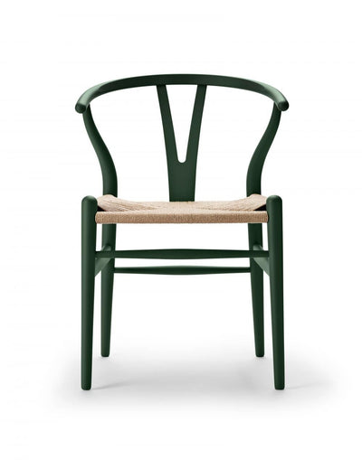 Carl Hansen & Son CH24 Wishbone Chair - Soft With Coloured Frame