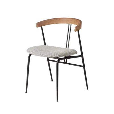 GUBI Violin Dining Chair Upholstered Seat