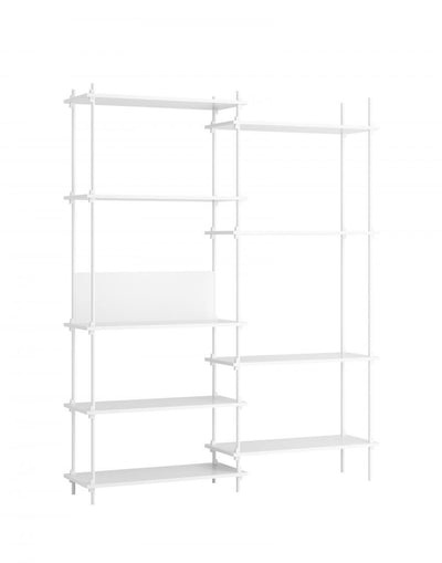 MOEBE Double shelving system